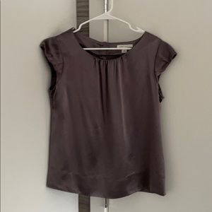 Banana Republic 100% Silk Cap Sleeve Blouse